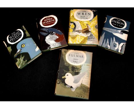 JAMES FISHER: THE FULMAR, 1952, 1st edition, New Naturalist Monograph No 6, library stamp verso of title page, no other libra