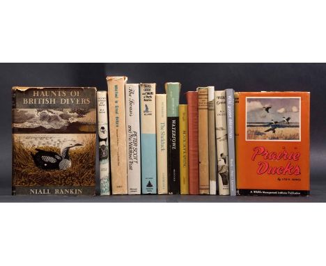 NIALL RANKIN: HAUNTS OF BRITISH DIVERS, 1947, 1st edition, original cloth, dust-wrapper + PETER SCOTT AND THE WILDFOWL TRUST: