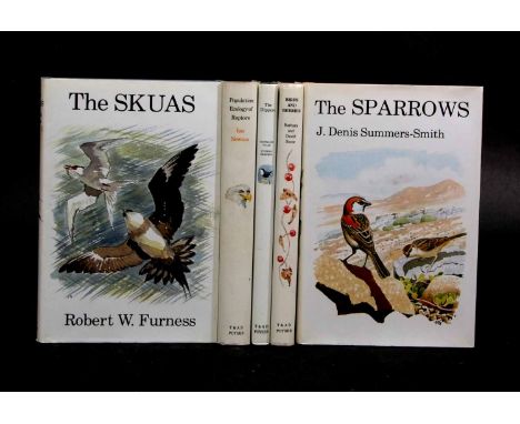 S TYLER AND S ORMEROD: THE DIPPERS, Poyser, 1994, 1st edition, original cloth gilt, dust-wrapper + J DENIS SUMMERS-SMITH: THE
