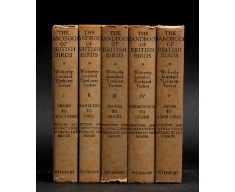H F WITHERBY, F C R JOURDAIN, N F TICEHURST AND B W TUCKER: THE HANDBOOK OF BRITISH BIRDS, London, H F &amp; G Witherby, 1948