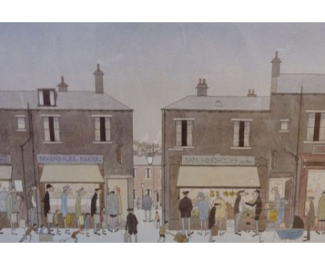 GEOFFREY WOOLSEY BIRDS (1929-1993) ARTIST SIGNED COLOUR PRINT  'Bread Queue' numbered and signed in pencil  No. 245/475 12 1/