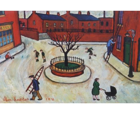 ALAN LOUNDES SIGNED ARTISTS PROOF COLOUR PRINT 'The Memorial Tree' signed in pencil  16" x 24" (40.5cm x 61cm) unframed 