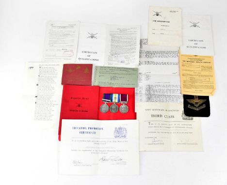 Items relating to Sergeant Laurence Ashley Rayner of the Parachute Regiment, to include a medal group comprising a British Ca