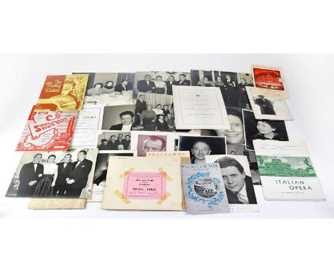 A quantity of Opera and Musical related ephemera, to include programmes for 'Showboat' March 1959 and 'The Merry Widow' 1960,