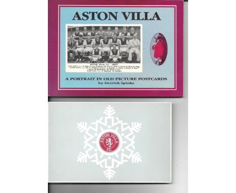 ASTON VILLA BOOK &amp; VINTAGE OFFICIAL CHRISTMAS CARD
Book - 88 pages + card covers
Christmas card - 1974
&nbsp;