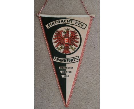 VINTAGE EINTRACHT FRANKFURT PENNANT
6 x 10 Inches