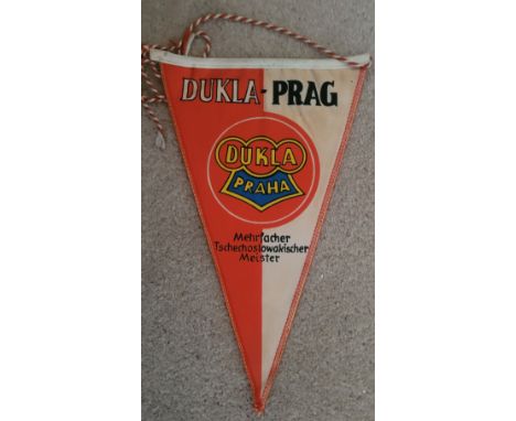 VINTAGE DUKLA PRAGUE PENNANT
6 x 9.5 Inches