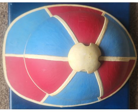 ASTON VILLA / WEST HAM UNITED VINTAGE SUPPORTERS HELMET&nbsp;
This is a circa late 60's early 60's painted Army helmet, unusu