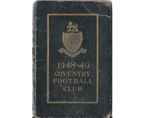 1948-49 COVENTRY SEASON TICKET
Some age related wear