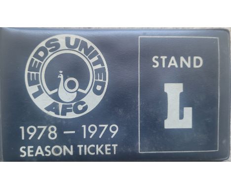 1978-79 LEEDS UNITED SEASON TICKET