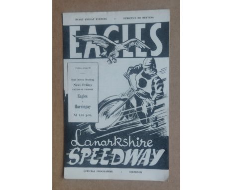 SPEEDWAY - 1953 Q/R SCOTTISH RIDERS C/S @ MOTHERWELL LANARKSHIRE
Results neatly noted. 