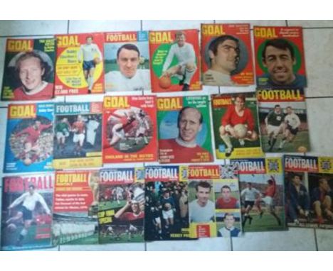 VINTAGE FOOTBALL MAGAZINES INCLUDING 1966 WORLD CUP X 19
&nbsp;