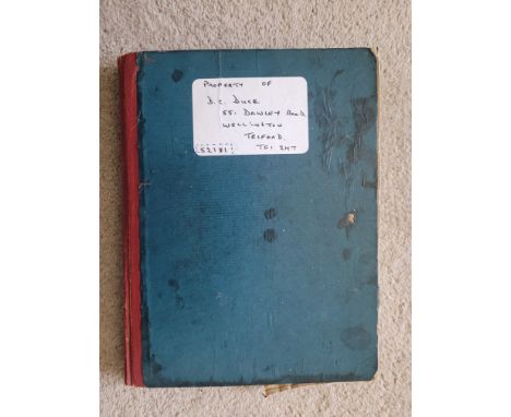 VINTAGE SHREWSBURY TOWN SCRAPBOOK
Covers 1950's / early 60's
Photo's show a few of the pages only