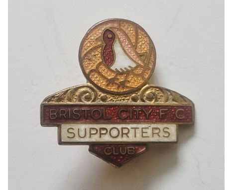 VINTAGE BRISTOL CITY SUPPORTERS CLUB BADGE
Made by Reeves