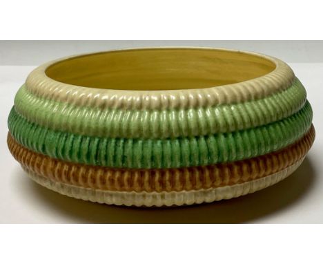 A Clarice Cliff coil bowl, no.806599, 17cm diameter 