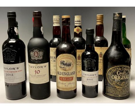 Wines and Spirits - AA Ferreira, vintage character port; Taylor's 10 year old Tawny port; Taylor's late bottled vintage 2002;