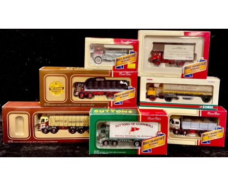 Toys - Corgi 1:50 scale Road Transport Heritage - The Golden Years models, including CC10803 Foden S21 tipper and gravel load