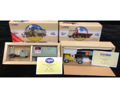 Toys - Corgi Classics 1:50 scale models, including 97840 Scammell Highwayman tanker - Shell Mex/BP, boxed; others, each boxed