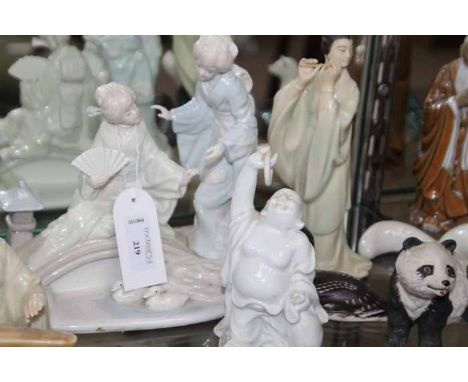 COLLECTION OF MODERN CHINESE CERAMIC FIGURES
together with other figures, including examples from the USSR
