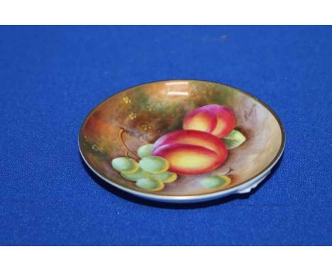ROYAL WORCESTER HAND PAINTED PIN DISH 