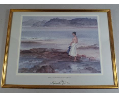 A Framed Russell Flint Print, Jemima in Anglesey.