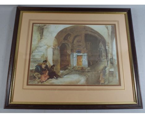 A Framed Russell Flint Print.