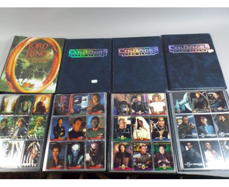 A Collection of Lord of The Rings and Babylon 5 Trading Cards. 