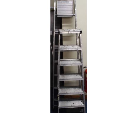 Two Aluminium Step Ladders. 