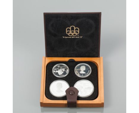 ROYAL CANADIAN MINT OLYMPIC SILVER PROOF FOUR COIN SET
in presentation case