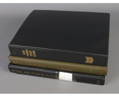 Three albums of assorted RAF first flown and commemorative first day covers to include several limited edition, signed and mu