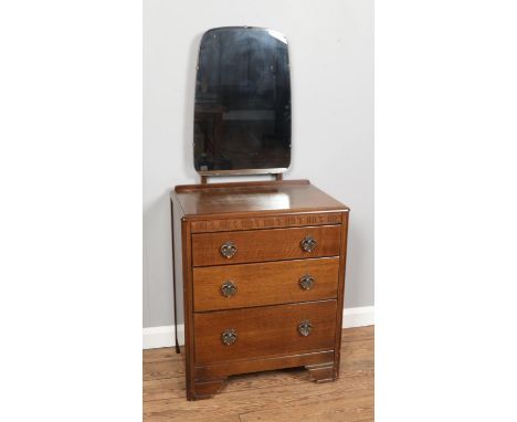 A Lebus dressing chest of drawers.