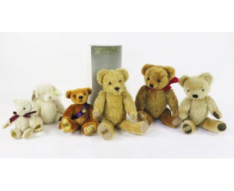 Merrythought Teddy Bear Group, some limited editions including Precious Baby JE12BABY (missing eyes) (22 of 500), The Queen's