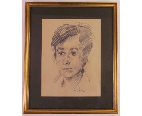 R O Lenkiewicz (1941 - 2002) celebrated artist of South West England who often dealt with difficult social issues through  th