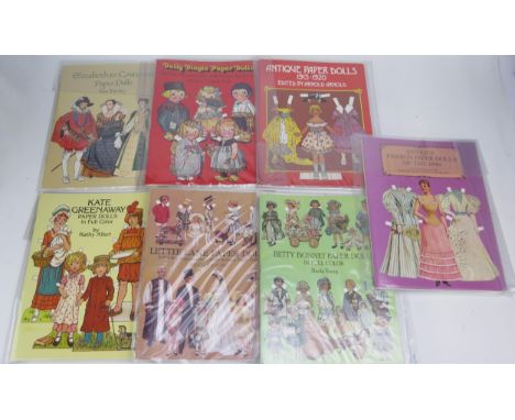 Raphael Tuck, Sheila Young and others, Antique Paper Dolls, Betty Bonnet Paper Dolls, Lettie Lane Paper Dolls, Kate Greenaway