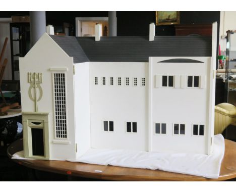Large Charles Rennie Mackintosh Inspired Dolls House &amp; Dolls House Furniture Supplied in Kit Form by Dolls House Emporium