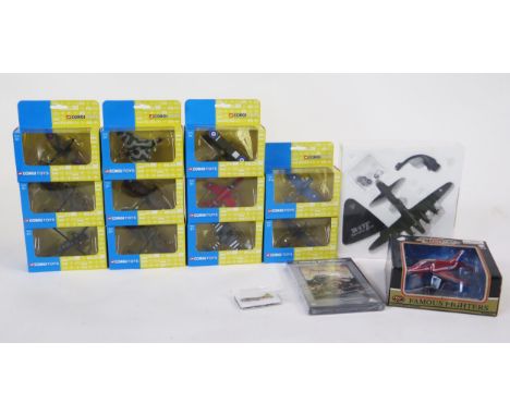 Corgi Toys Diecast Airplanes, Atlas Editions Memphis Belle and Motor Max Red Arrows - as new in boxes