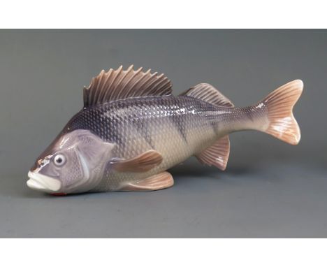 A Royal Copenhagen Perch fish 1138, length 20cm