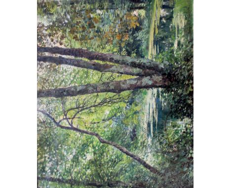 HENRI VIGNET (1857-1920) ETANG DE ST. GERTRUDE Signed and dated 1910, inscribed with title, monogram and number 1048 verso, o