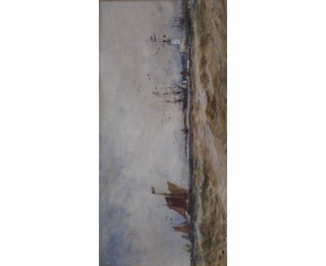THOMAS BUSH HARDY (1842-1897)  VESSELS OFF THE FRENCH COAST  Signed and inscribed indistinctly, also inscribed To my dear fri