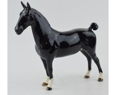 Beswick Model of a Hackney pony in black gloss 1361.  In good condition with no obvious damage or restoration.