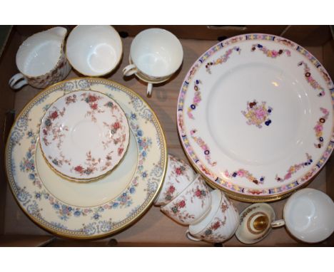 A collection of assorted Minton and Royal Doulton to include dinner plates in patterns of Cascade, Carlyle, Minton Rose, Avon