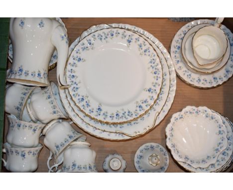 Royal Albert Memory Lane to include a coffee pot, 6 dinner plates, 6 smaller plates, 6 cups and saucers with others (Qty).  I