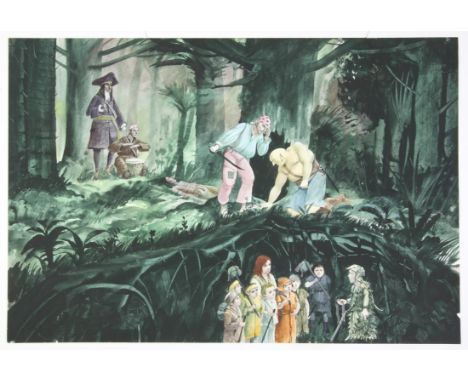   Jackanory, Peter Pan, ill.Paul Birkbeck 1939-2019, written by J M Barrie,  read by Jan Francis, Peter, Wendy and the lost b