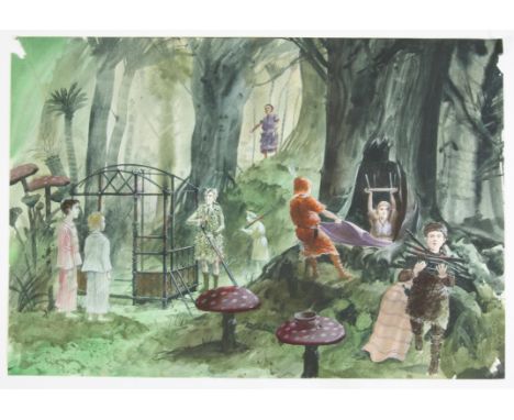   Jackanory, Peter Pan, ill.Paul Birkbeck 1939-2019, written by J M Barrie, read by Jan Francis, Peter Pan and the Lost Boys 