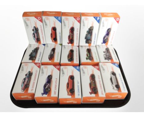 15 Mattel Hot Wheels models, boxed.
