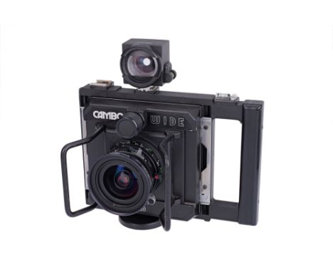 1995, black, serial no. 31300934, with Schneider Super-Angulon XL f/5.6 58mm Lens, black, serial no. 14525368, body, G-VG, le