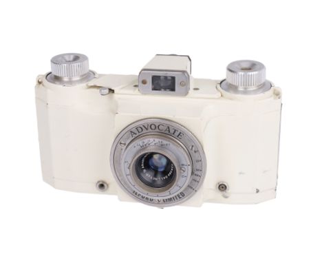 ivory, serial no. 1919-1700, with Dallmeyer Anastigmat f/4.5 35mm lens, serial no. 359368, body G, shutter working, lens G, s