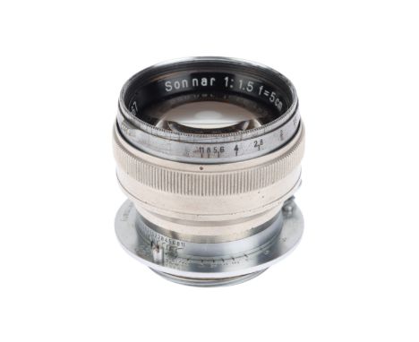 remounted to Leica rangefinder coupled mount, chrome, serial no. 2810967, body, G-VG, elements, VG, some light internal hazeS