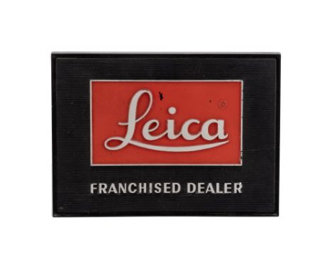 by Leitz New York, plastic, marked to rear 'Property of E. Leitz Inc New York' and 'K.C.S. Co, MILW. WIS', overall size 22.5c