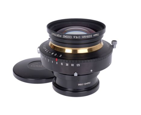 black, serial no. 0196, in Copal No.3 shutter, body, E, shutter working, elements, E, complete with maker's lens caps